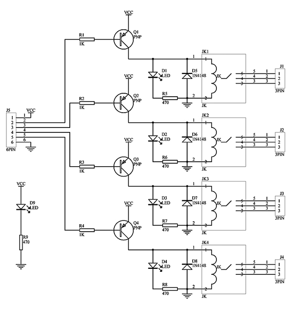 4-Channel Relay Board