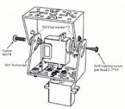 Sensor pan/tilt kit with 2 Servos